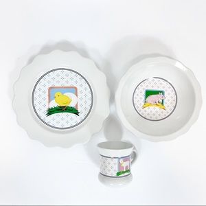 VTG Vandor Country Collection Pelzman Design Children’s 3 Piece Place Setting